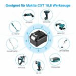 MAKITA TD110D 10.8V 4000mAh Drill Replacement Battery 