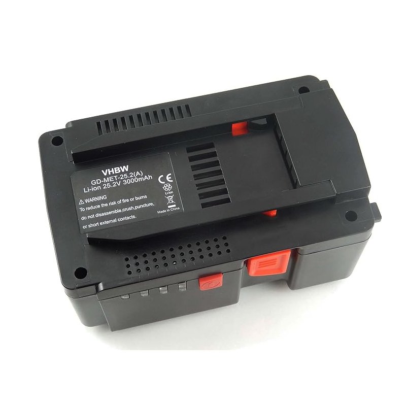 METABO 6.00189.50 25.2V 3000mAh Drill Replacement Battery 